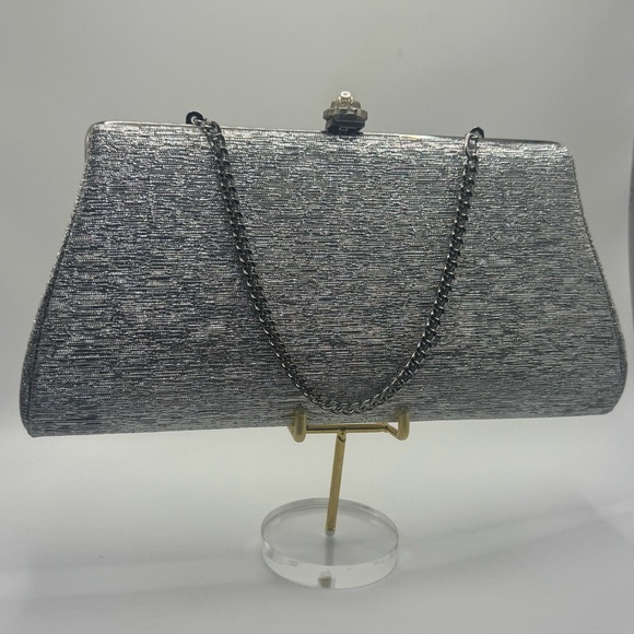 Handbags - Antique/Vintsge Elegant Silver Clutch/Shoulder Bag